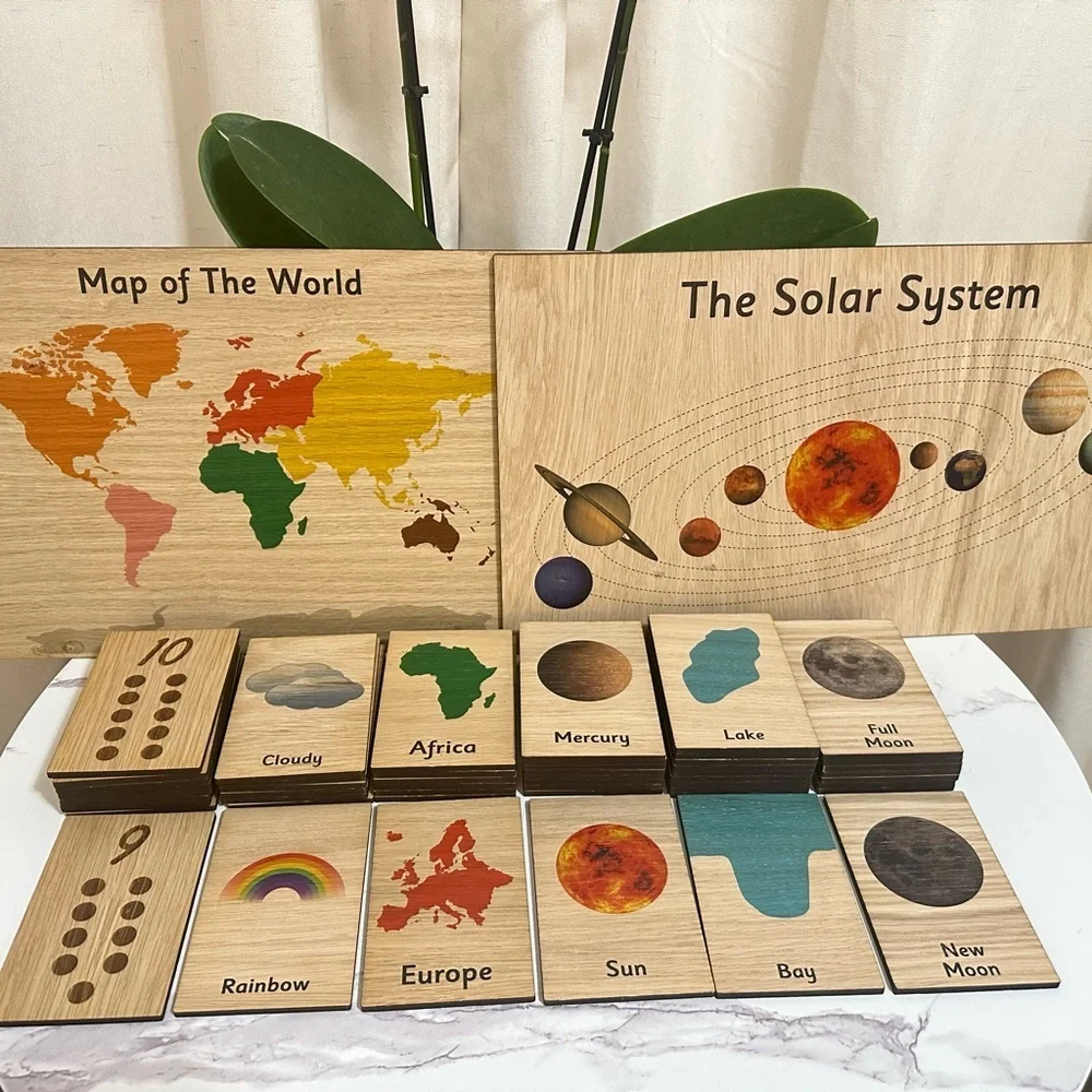 Montessori learning tiles- Counting numbers - Picture 2 of 2